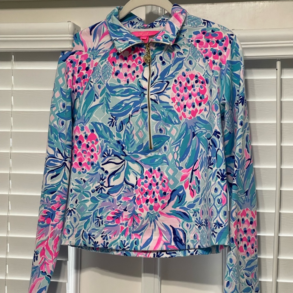 Lilly Pulitzer cropped pop over